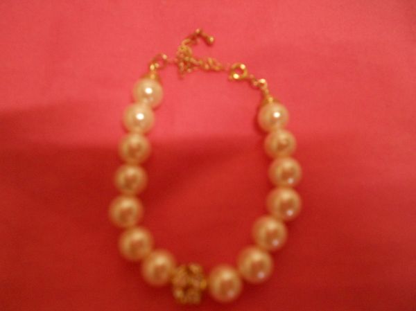 pulseira perola chic